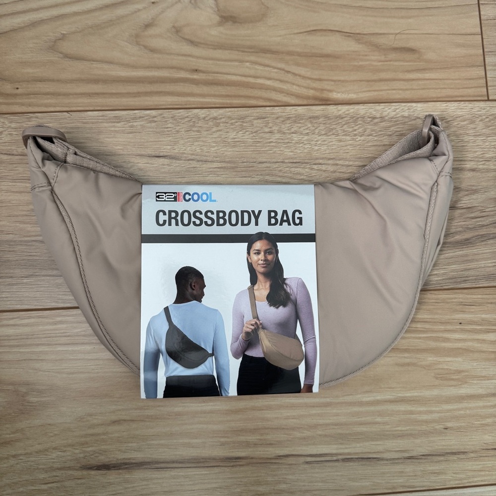 32 Degrees Cool Beige Crossbody Bag